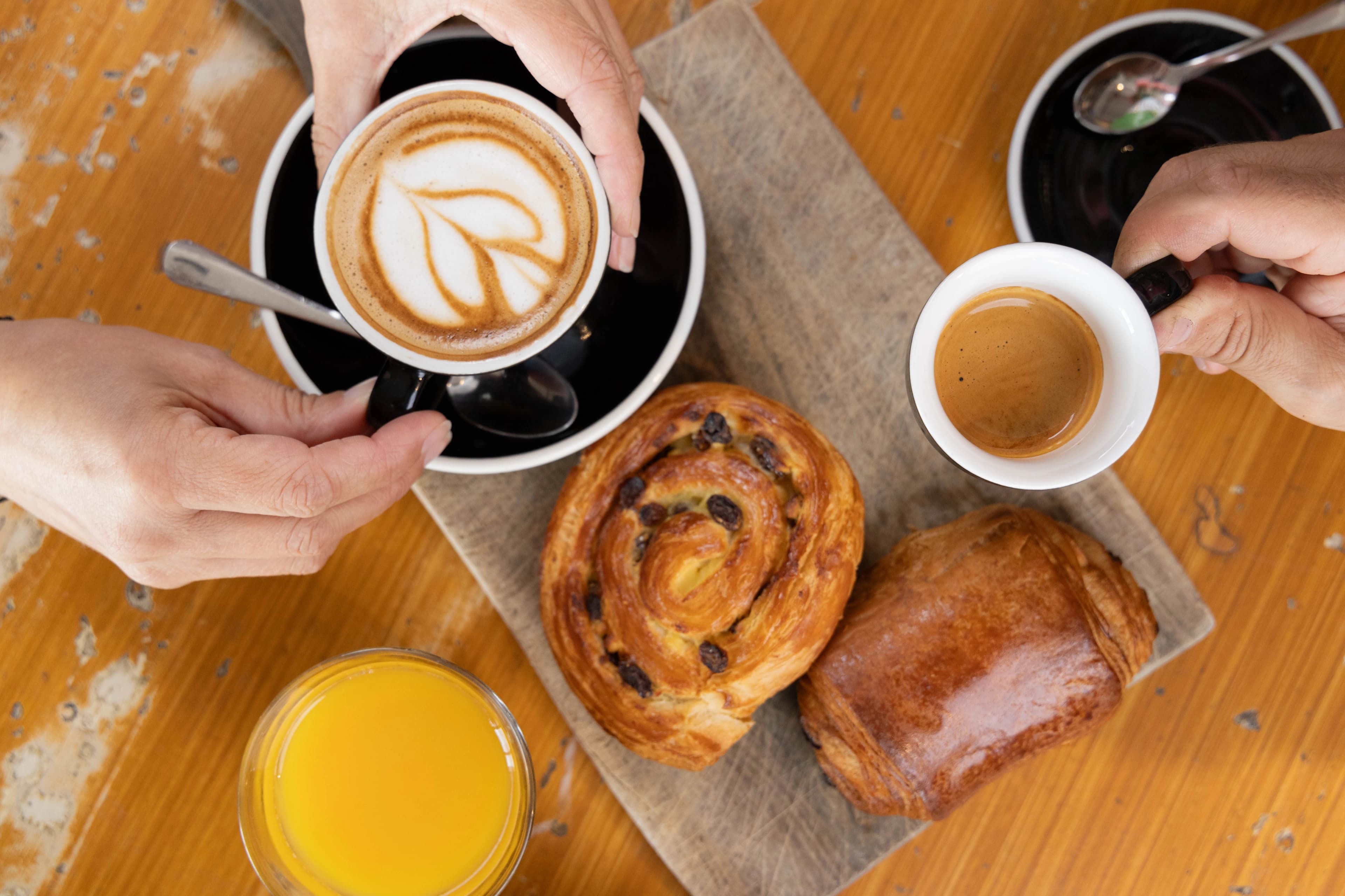 Artisan coffee & fresh pastries