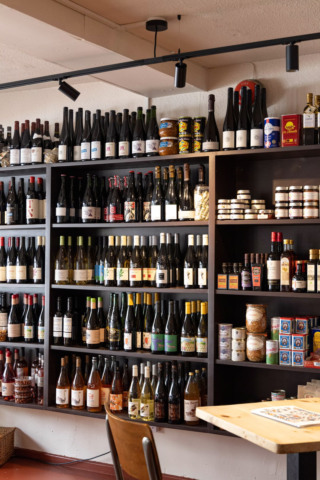 Gourmet food store display