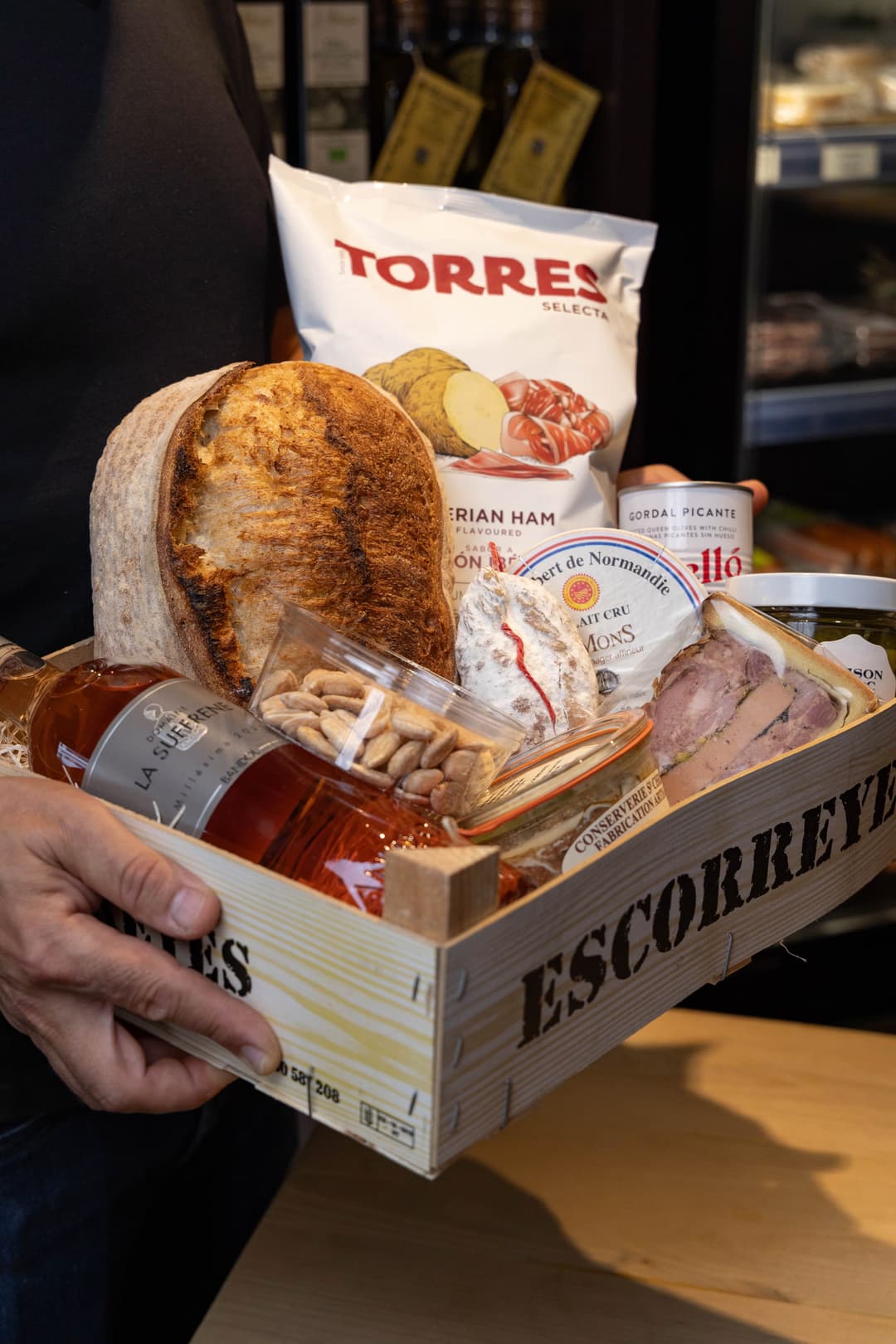 Gourmet food store display