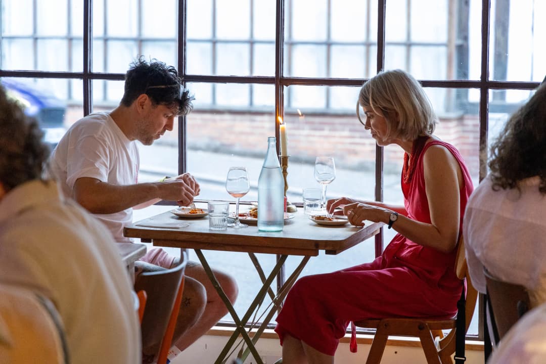 Cozy coffee shop interior